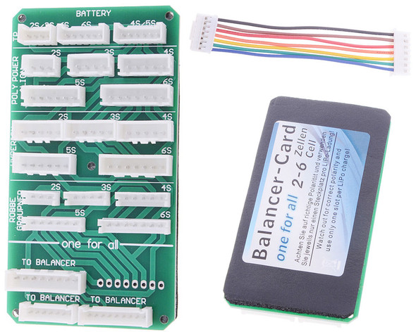 2S - 6S Parallel Balanced Charging Plate R/C HELI / MULTIROTOR / AIRPLANE / CARS