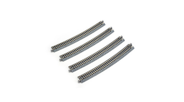 Kato 20-150 N Scale 718mm 28-1/4" 15-Degree Radius Curve Unitrack (4)