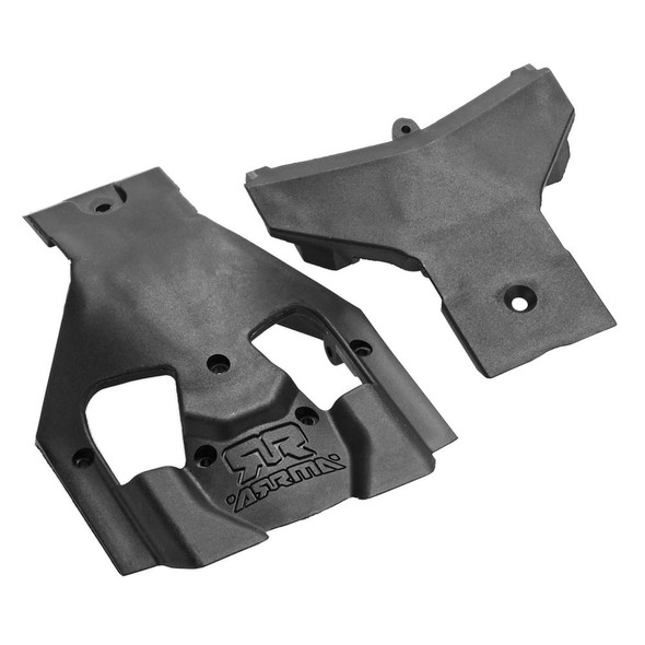 ARRMA AR320283 Steering Skidplate Set Nero