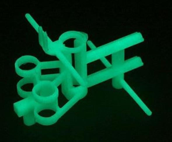 Blade EFLH2224GL Glow in the Dark Main Frame Set Set MCX