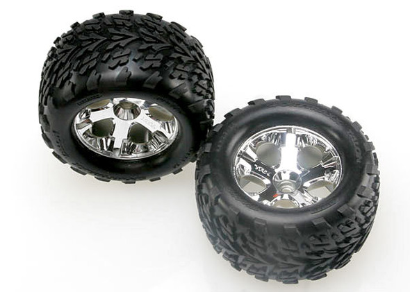 Traxxas 4171 Front All-Star Wheels w/ 2.8" Talon Tires (2) 1/10 Nitro Stampede