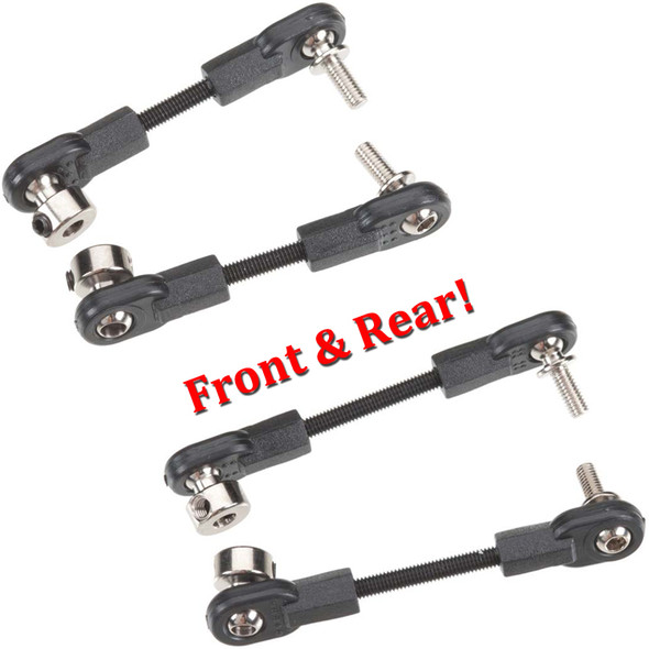 Traxxas 6897 & 6895 Front & Rear Sway Bar Linkage Slash 4x4 / Stampede 4X4