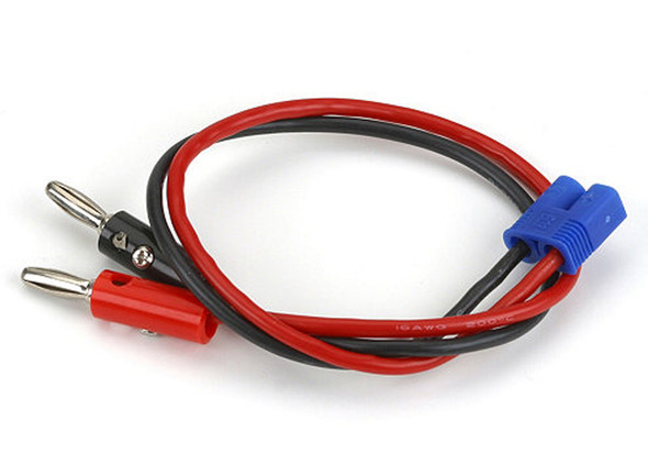 E-flite EFLAEC312 Male EC3 Device Charge Lead w/12" Wire w/Bullet Connecter 16 AWG