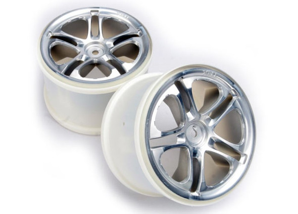 Traxxas 5172 3.8" SS Split Spoke Wheels Satin (2) E-Revo Revo T/E-Maxx Summit
