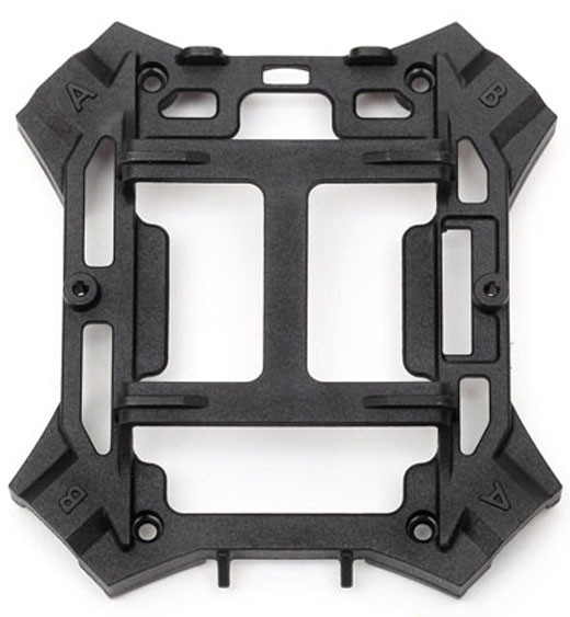 Traxxas LaTrax 6624 Main Frame Lower Black w/Hardware LaTrax Alias