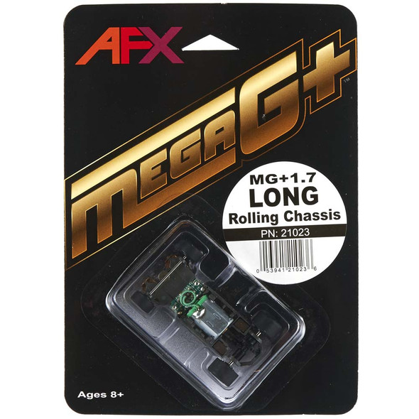 AFX 21023 Mega G+ 1.7 Rolling Chassis Long HO Scale Slot Car