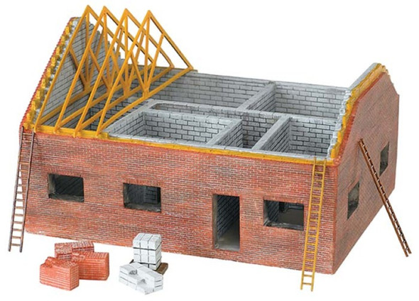 Bachmann Residential Building Site HO Railroad Train Building 35105