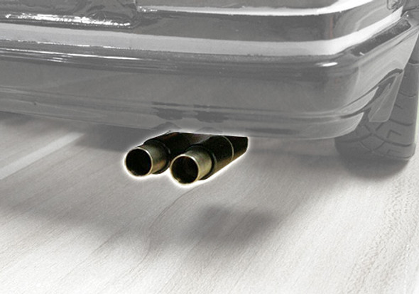 Yeah Racing YA-0467 1/10 Scale Stainless Steel Dual Exhaust Pipe