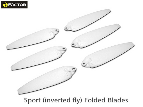 Heli-Factor Blade 200QX Sport Foldable Replacement Blades WT (3R+3L) HF200QX04WT