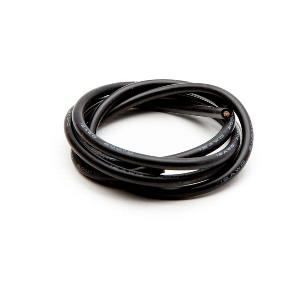 Dynamite RC 12 AWG Silicone Wire 3', Black DYN8856