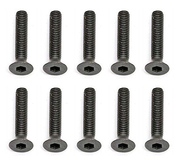 Associated 25204 M3x16mm Flat Head Hex Screws (10) for RC10B5