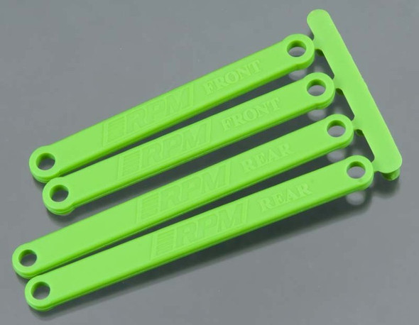 RPM 81264 Heavy Duty Camber Links Green E-Rustler / E-Stampede 2WD
