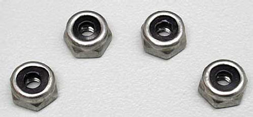 Dubro 3113 Stainless Steel Nylon Insert Lock Nut 6-32 (4)