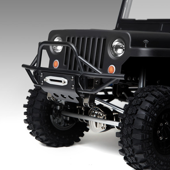 Gmade GM30008 Black Aluminum Skid Plate for GS01 Front Tube Bumper 52412