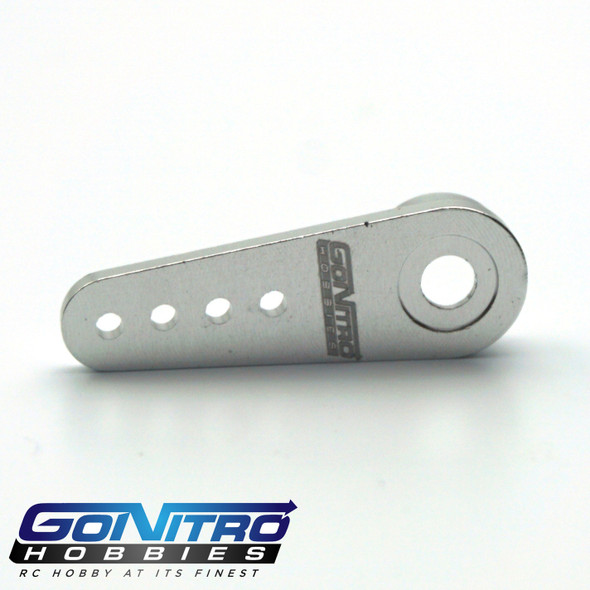 Go Nitro Hobbies 23T Small Aluminum One Way Servo Arm Silver JR / Airtronics
