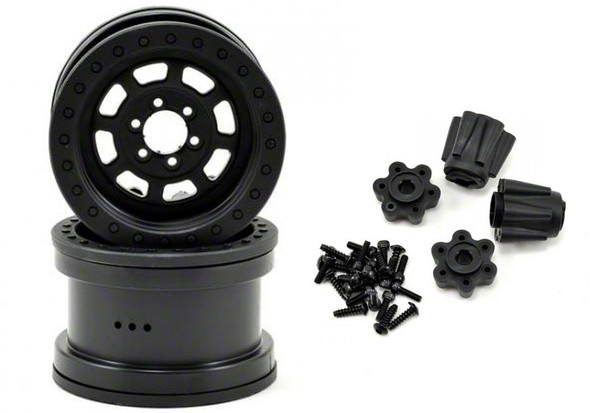 Axial AX08141 2.2 Trail Ready HD Series Wheels Black (2) Wraith / SCX10 / AX10