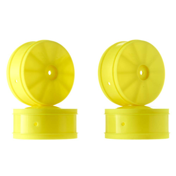 JConcepts 3368Y 1/10th Bullet 60mm Front Wheels Yellow (4) : Kyosho ZX6