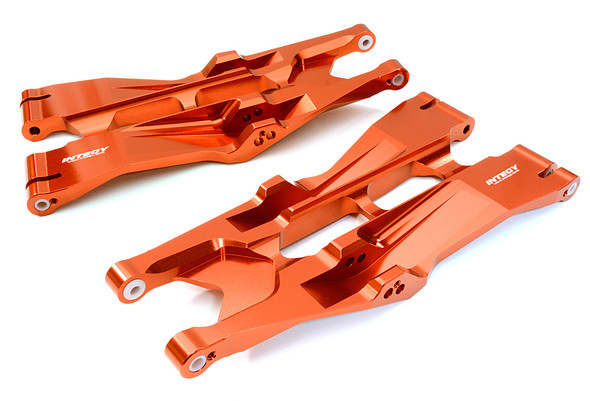 Integy C26837RED BILLET MACHINED LOWER SUSPENSION ARMS FOR TRAXXAS X-MAXX 4X4