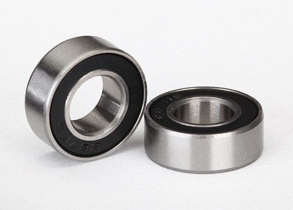 Traxxas Ball bearings, black rubber sealed (7x14x5mm) (2): TRX-4