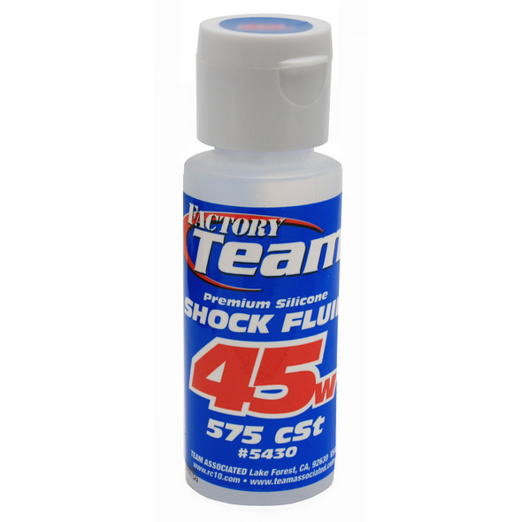 Associated FT Silicone Shock Fluid, 45wt (575 cSt) : RC10B6 / B6 Club Racer / B6D Associated FT Silicone Shock Fluid, 45wt (575 cSt) : RC10B6 / B6 Club Racer / B6D