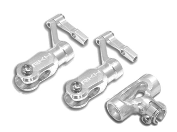 Rakon Heli 130X001-S CNC Aluminum DFC Head Set Silver Blade 130X