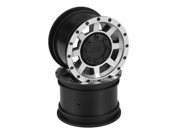 JConcepts 3374B Vengeance 2.2 12mm Glue On Wheel/Caps (4) : Yeti