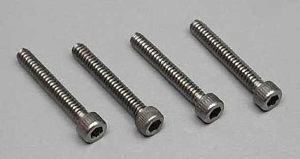 Dubro 3117 Stainless Steel Socket Cap Screw 4-40x3/4" (4)