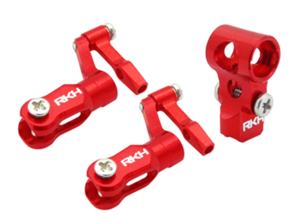 Rakon Heli nCPX001-R CNC Aluminum DFC Head Set Red Nano CPX / nCPX / nCP X