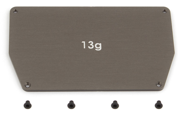 Associated FT Aluminum Chassis Weight, 13g : RC10B6 / B6 Club Racer / B6D