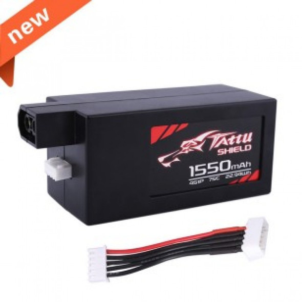 Tattu 1550mAh 4S1P 14.8V 75C XT60 Hardcase Lipo Battery Pack