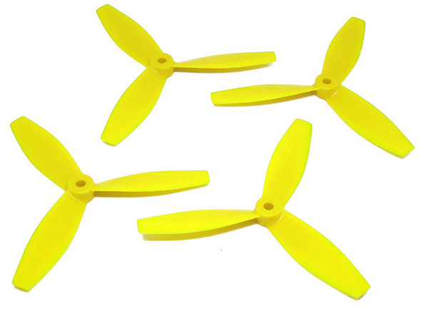 DALPROPS T5046 UT Ultrathin Tri Blade Yellow Propeller [4pcs] : FPV Drone