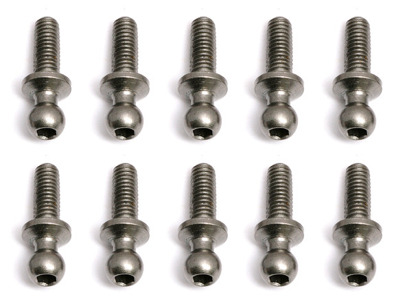 Associated Ballstuds, 8 mm, long neck (10) : RC10B6 / B6 Club Racer / B6D