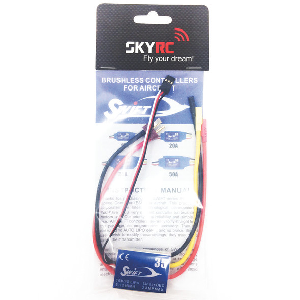 SKYRC SWIFT 35A 15V / 4S LIPO 6-12 NIMH BRUSHLESS SPEED CONTROL ESC