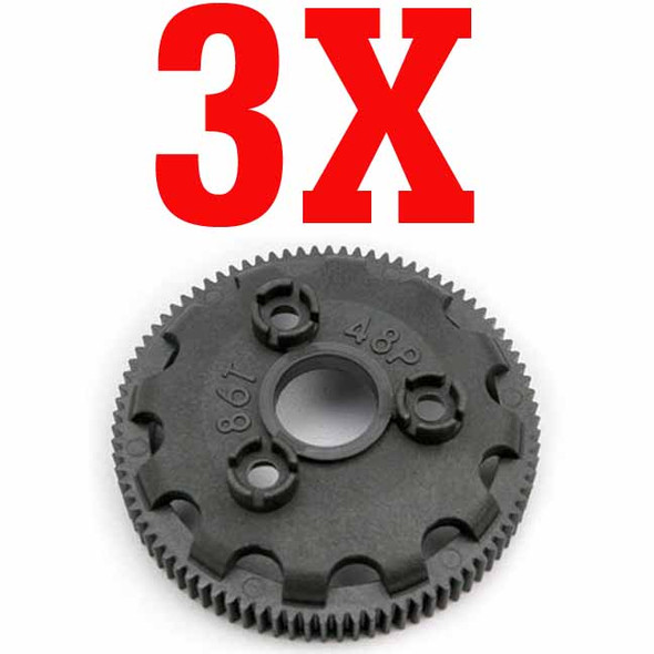 Traxxas 4686 Spur Gear 86T 48P (3pcs) Slash 2WD Rustler Stampede Bandit VXL XL-5