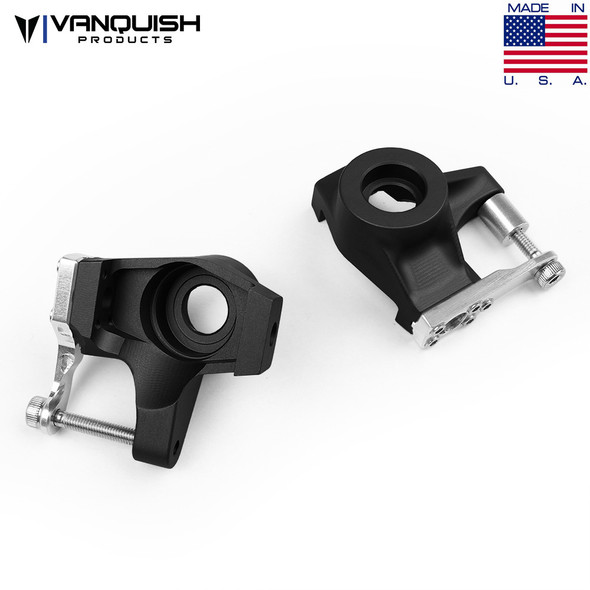 Vanquish VPS02900 Aluminum Knuckles Black for SCX10-II