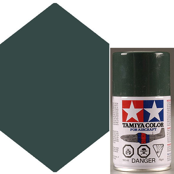 Tamiya AS-1 Dark Green IJN Aircraft Lacquer Spray Paint 3 oz