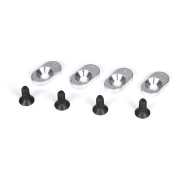 Losi LOSB5806 Engine Mount Inserts & Screws 17.5 58 (4) 1/5th Scale 5ive-T