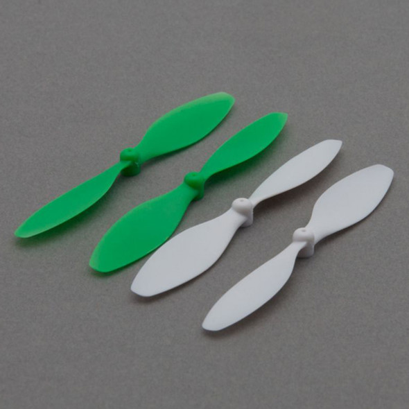 Blade BLH2206 White and Green Replacement Prop Set (4) Glimpse Quadcopter