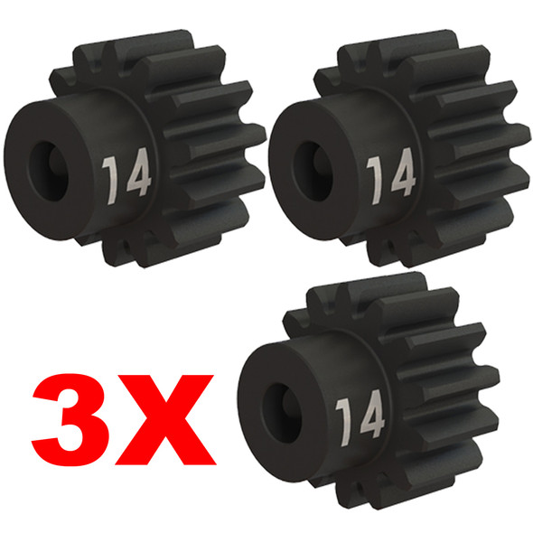 Traxxas 3944X Pinion Gear 14T 32P (3) : E-Maxx / E-Revo / Slash 4x4 Ultimate