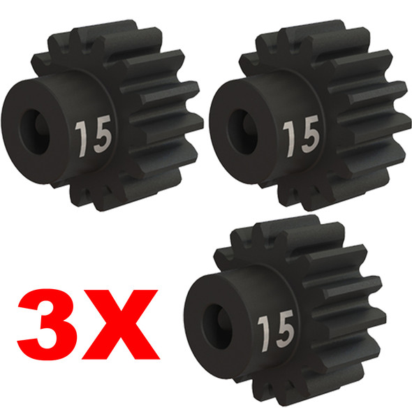 Traxxas 3945X Pinion Gear 15T 32P (3) : E-Maxx / E-Revo / Slash 4x4 Ultimate