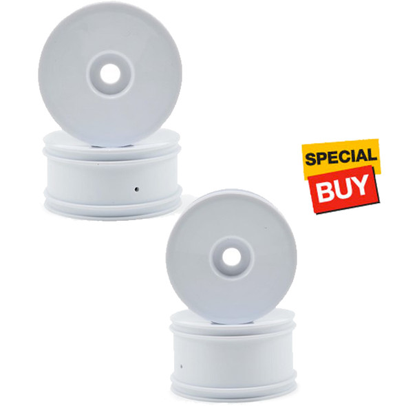 Traxxas Wheels Dished White Front / Rear : XO-1