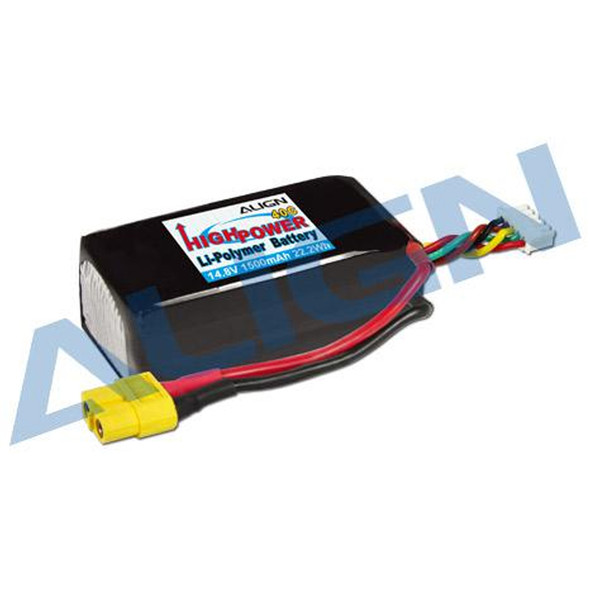 Align HBP15004T LiPo 4S 1P 14.8V 1500mAh / 40C Battery