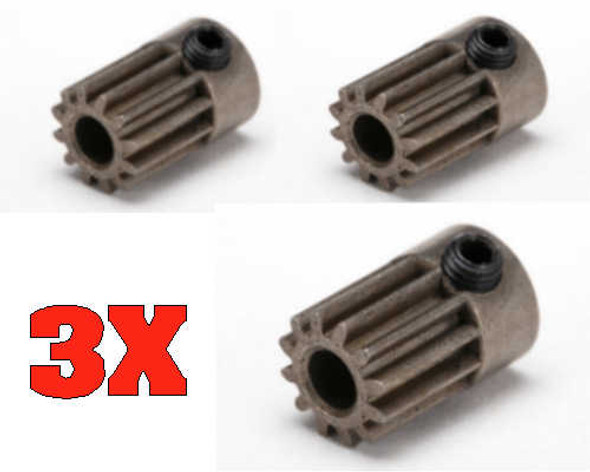 Traxxas 12T 2428 48P Pinion Gear/Set Screw (3pcs) Telluride