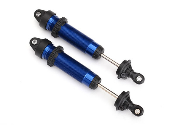 Traxxas 8460X Aluminun Threaded GTR Rear Shocks Blue (2): Unlimited Desert Racer UDR