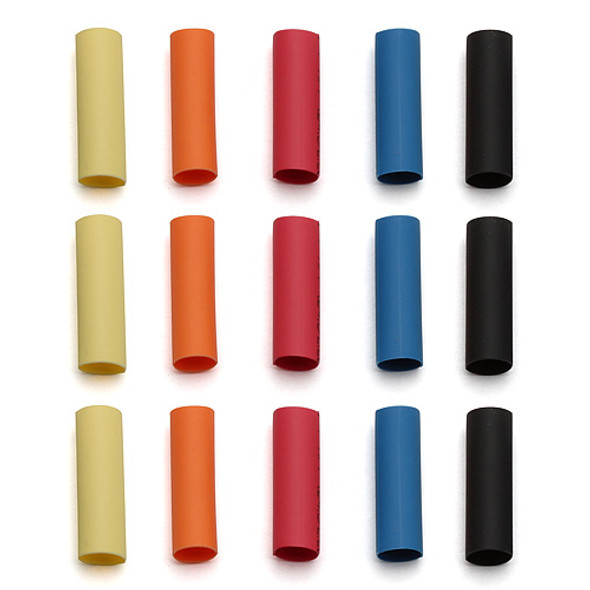 Associated 650 Shrink Tubing 15pcs (3pcs/color)