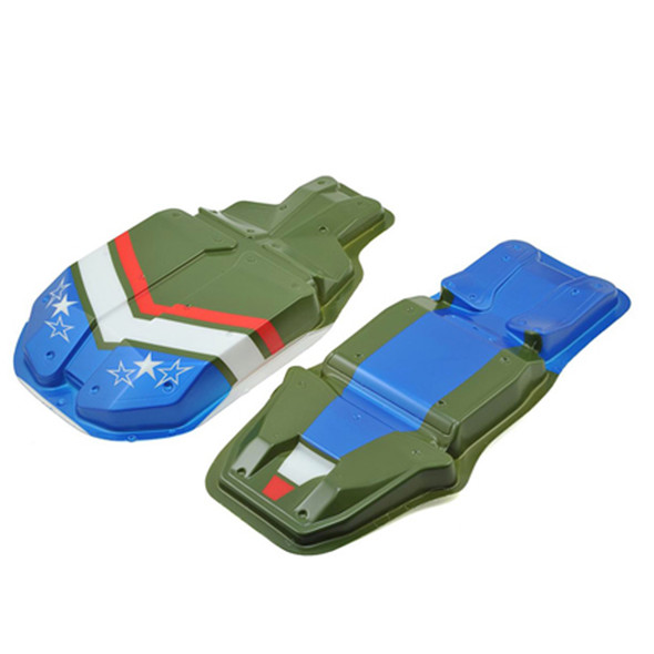 Associated 89606 Nomad Body, green : Limited Edition Nomad DB8