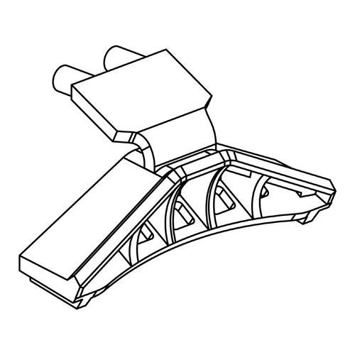 Athearn HO Rerailing Frog Truck Mounted, UP (3) ATH010007