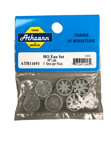 Athearn HO Fans Set, 48" Late (3) ATH11693