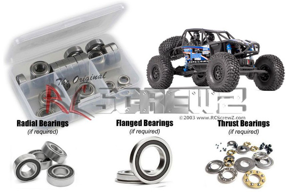 RC Screwz AXI022R Axial RR10 Bomber 1/10th Rubber Shielded Bearing Kit