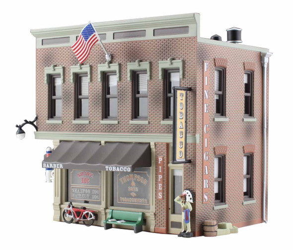 Woodland Scenics Built / Ready Corner Emporium HO Railroad Train Building BR5024